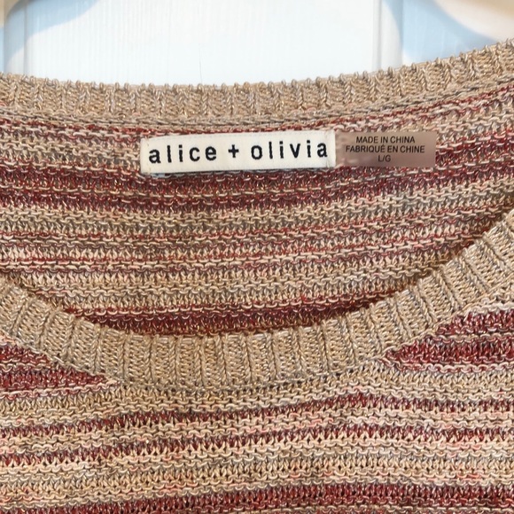 Alice + Olivia short sleeve sweater - Picture 2 of 4